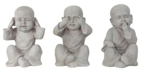 les 3 bouddha de la sagesse