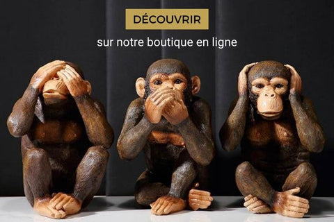 statuette les trois singes