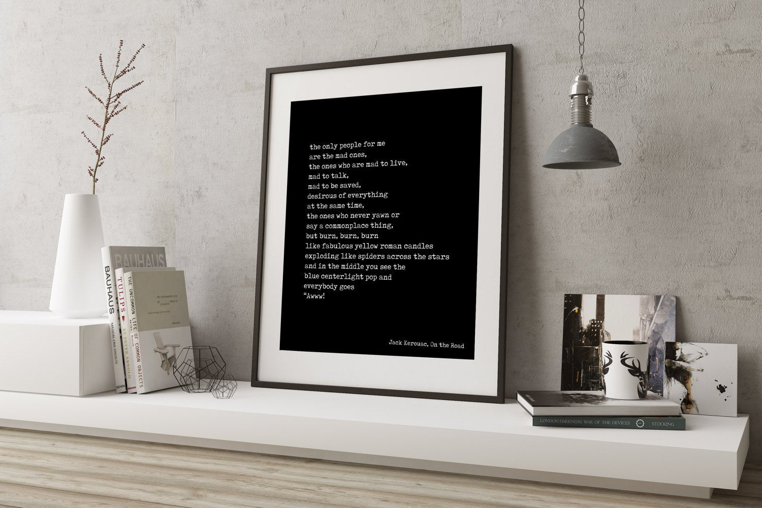 Cormac McCarthy The Road Book Page Inspirational Wall Art, He Walked O –  BookQuoteDecor