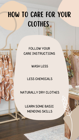 How to care for clothes