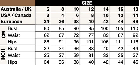 Sizing Guide