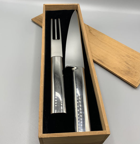 Vtg Set Griffon Italy Stainless Steak Knives w/ Case /b – Pathway Market GR