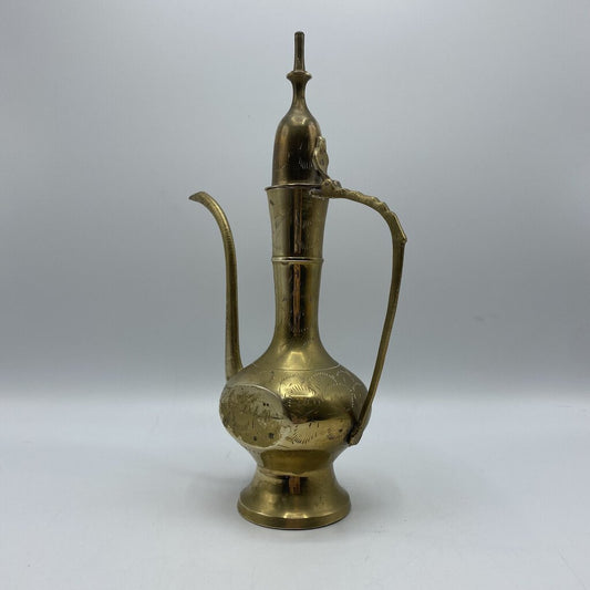 Brass Mottahedeh Adaptation Bowl with Drop Handles