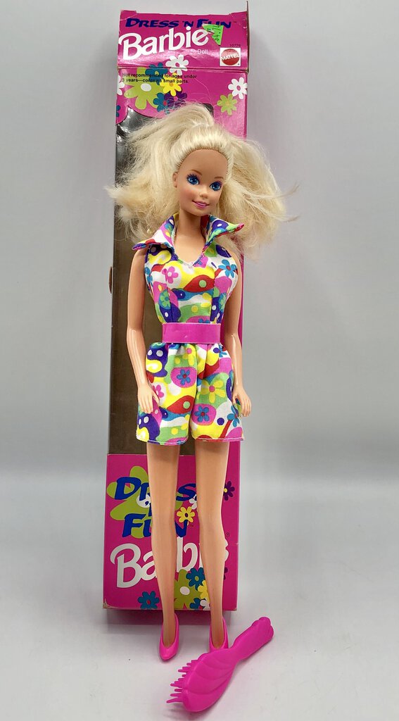 Talloos ontsnappen potlood 1993 Dress 'N Fun Barbie w/ Box /b – Pathway Market GR