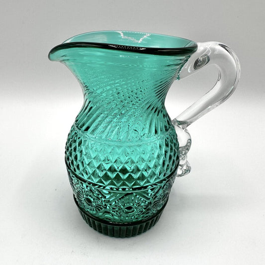 Hand Blown Pitcher with Handle, Green – Casablanca Market