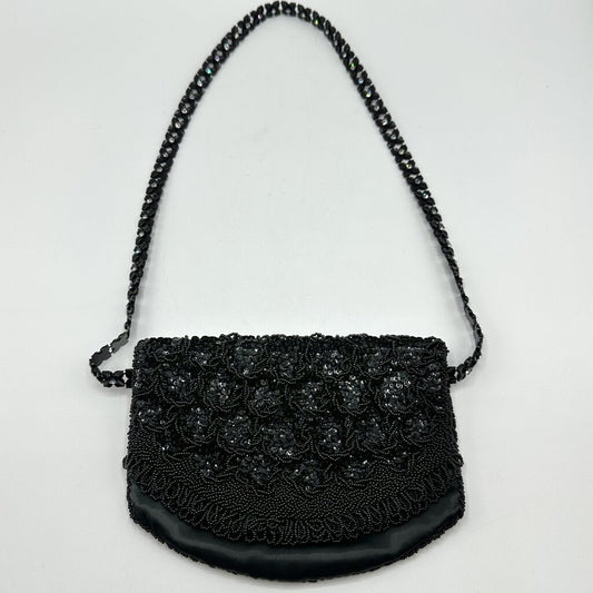 VINTAGE: La Regale Beaded Clutch Purse Black Beaded Bag -  Canada