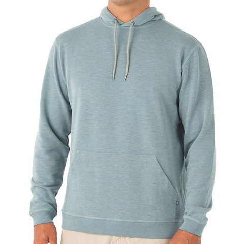 Men's Bamboo Fleece Pullover Hoody-Free Fly-Heather Marine-S-Uncle Dan's, Rock/Creek, and Gearhead Outfitters