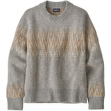 Women's Recycled Wool Crewneck Sweater-Patagonia-Sea Song: Salt Grey-S-Uncle Dan's, Rock/Creek, and Gearhead Outfitters