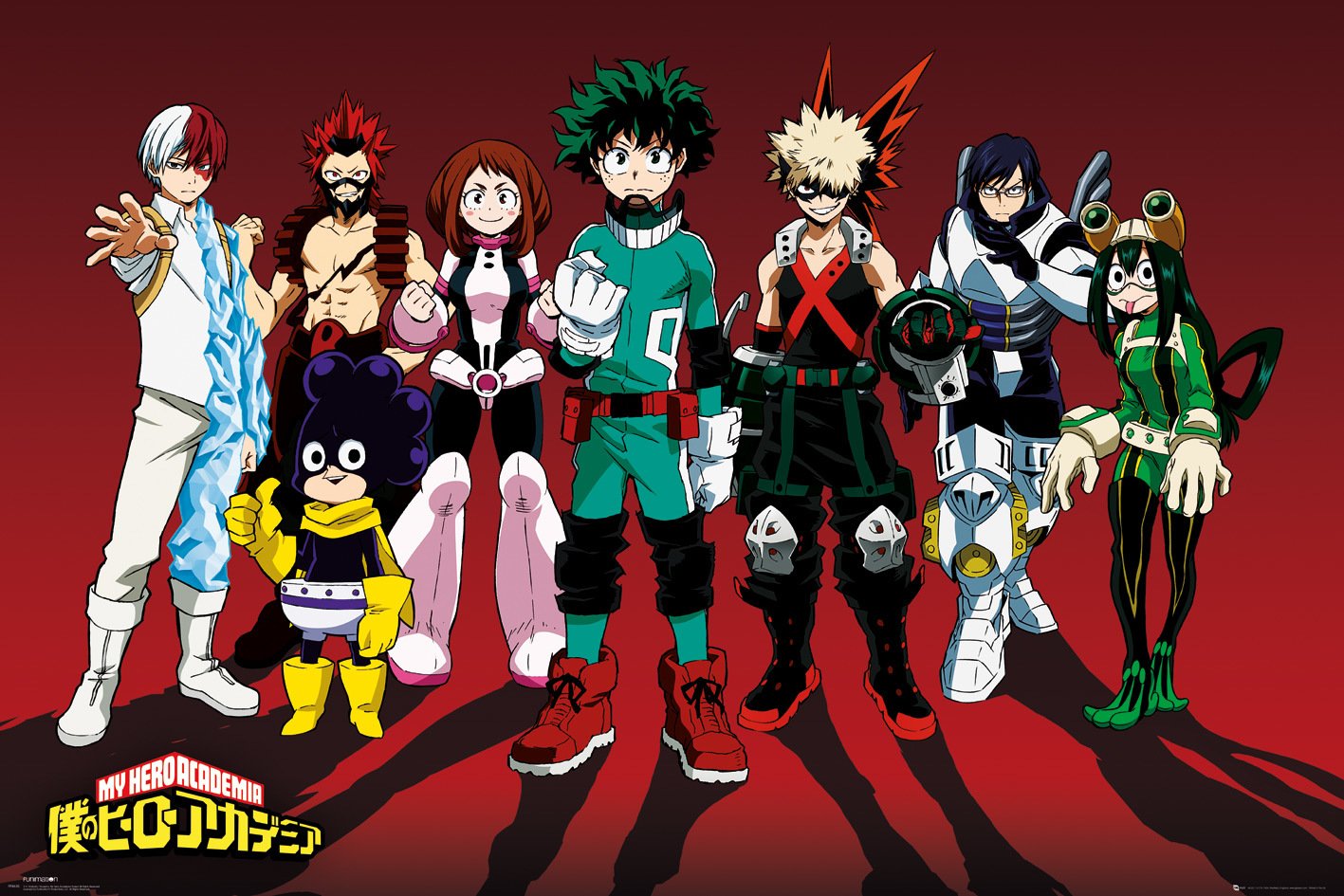 My Hero Academia - Season 4 Key Art 1 Poster Emoldurado, Quadro em