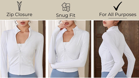 crop workout jacket for women, womens workout top