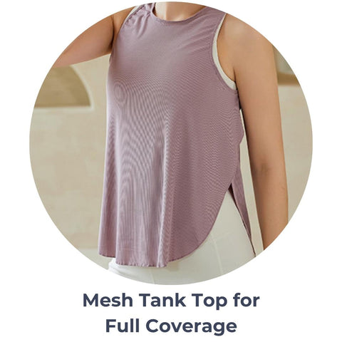 mesh tank top, tank top for women, womens workout top, workout top