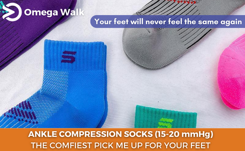 ankle compression socks, comfortable socks, ankle socks, socks for pain relief