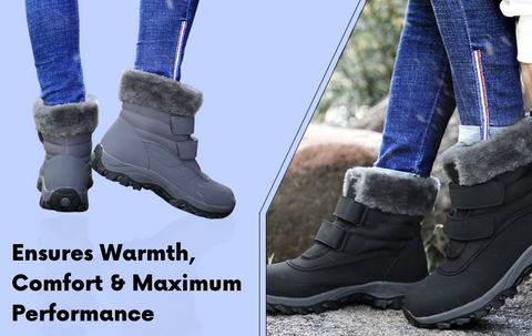 boots for the snow, cute winter boots, winter shoes for women, waterproof winter shoes, ankle boots without heels, boots without heels, shoes for snow walking, black boots