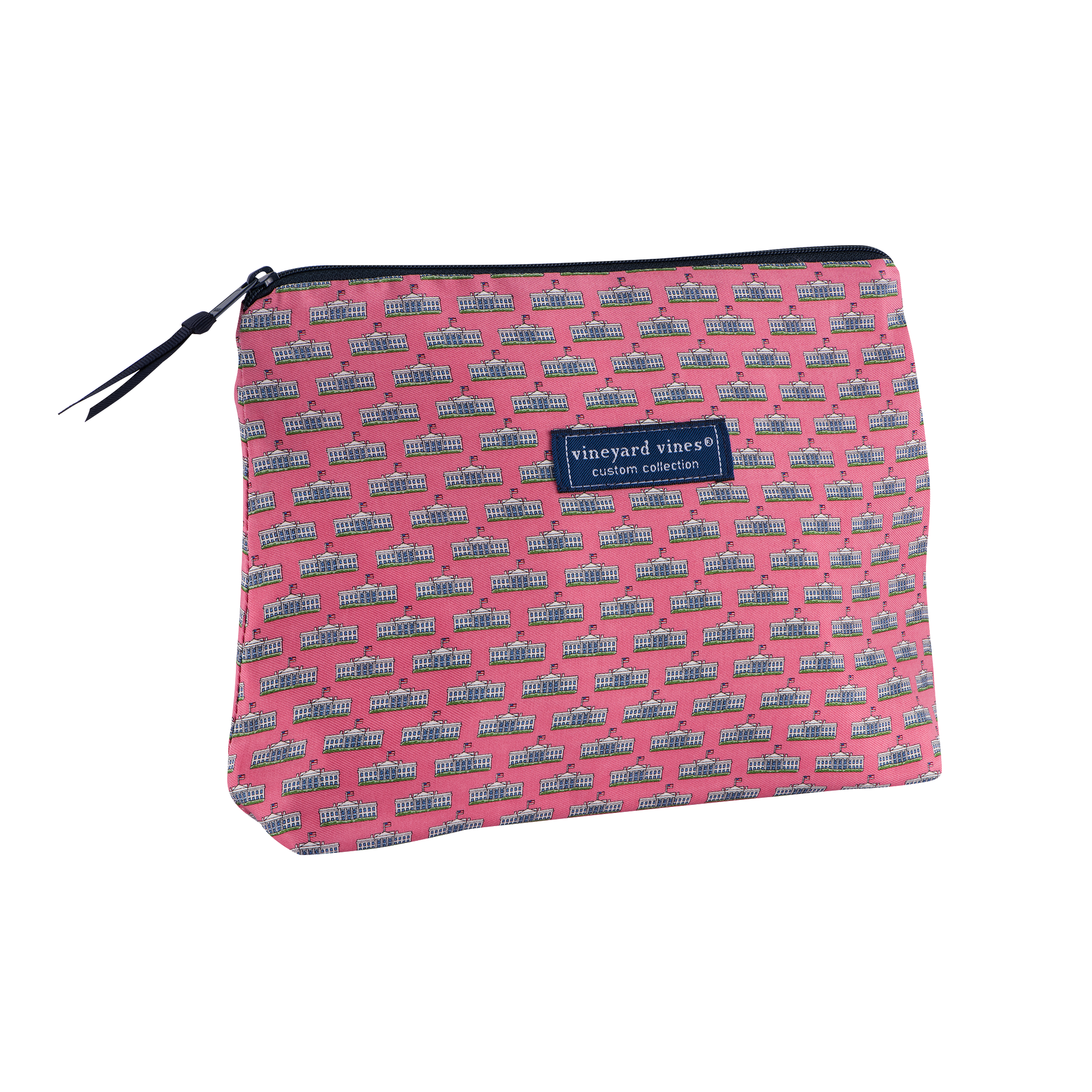 pink makeup bag