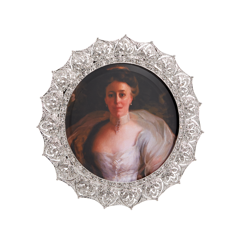 Victorian Round Silver Frame – White House Historical Association