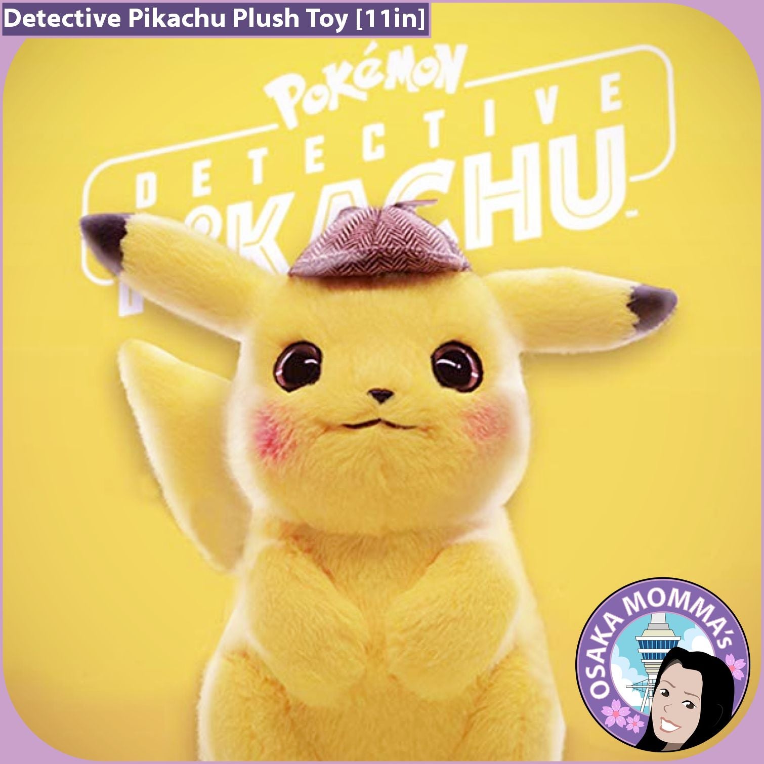 detective pikachu plush