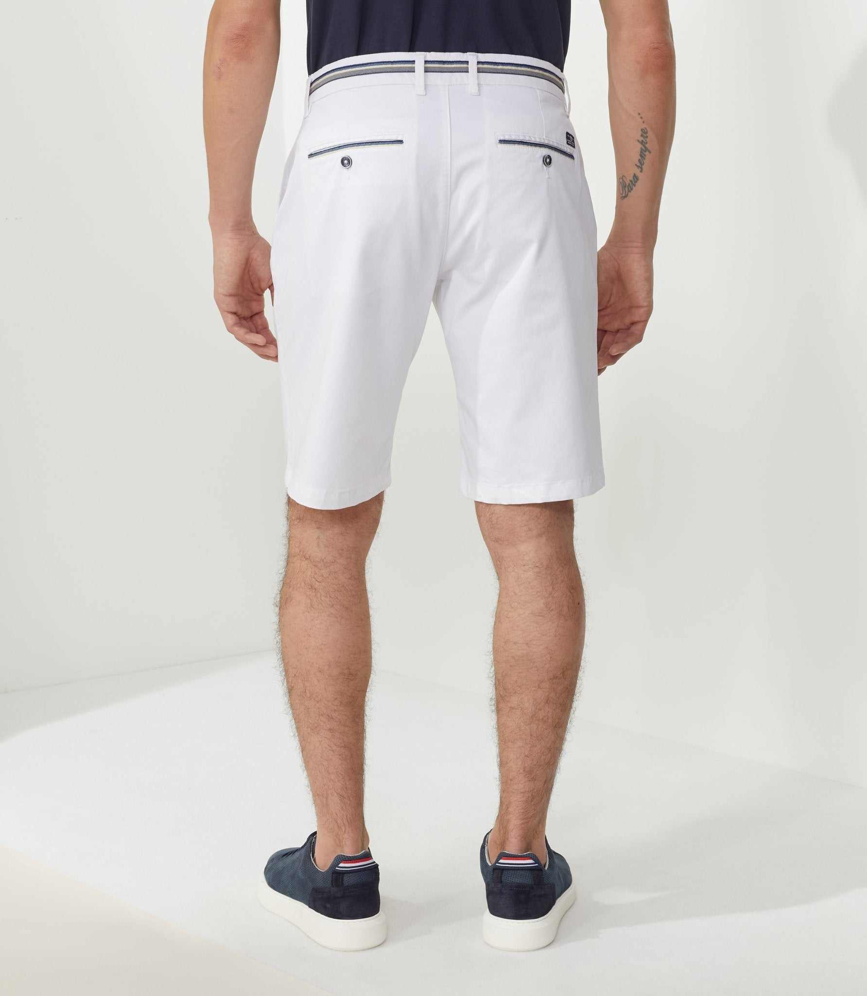 Bermuda shorts fancy white tape 