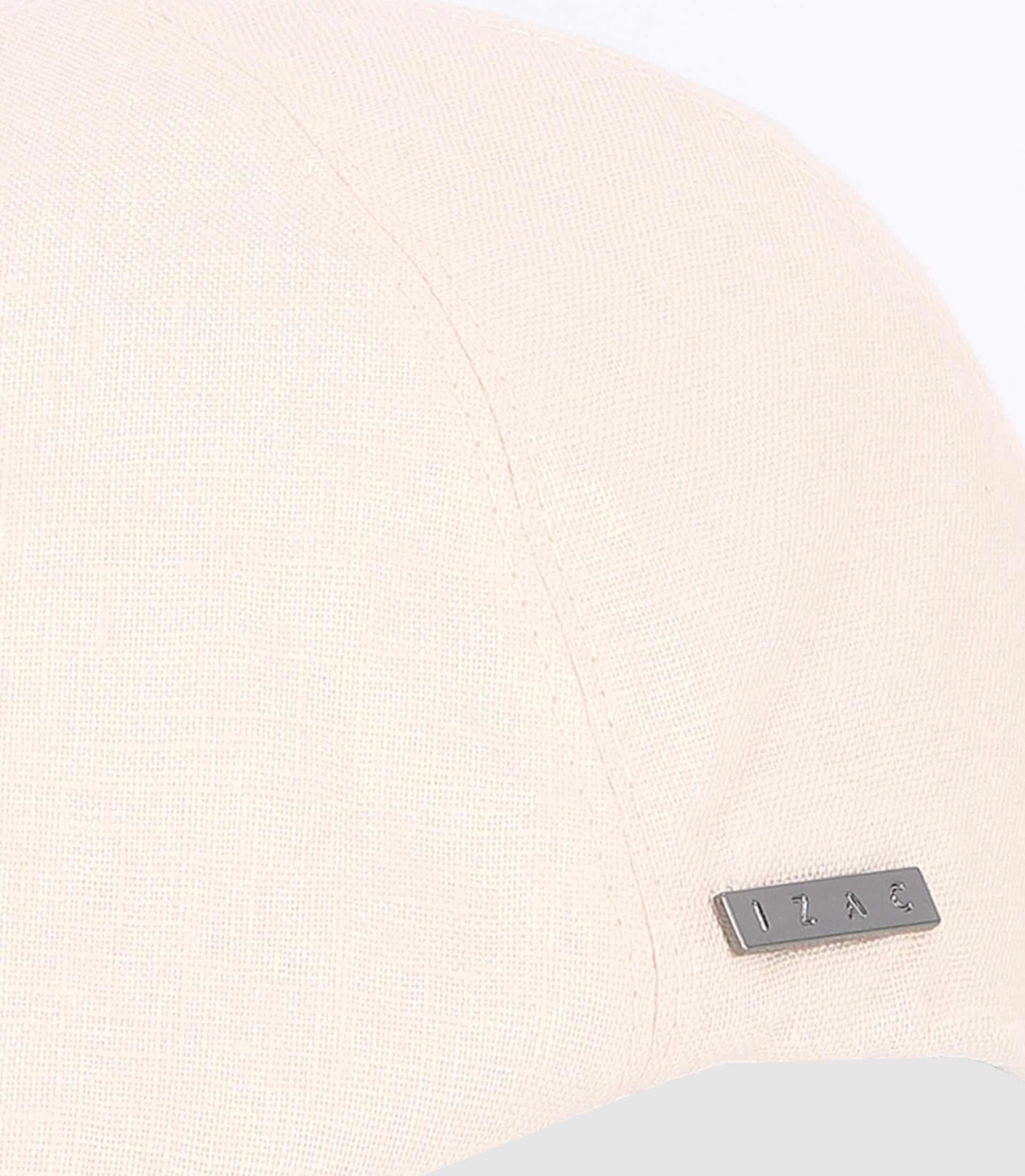 Ecru linen beret OLAF