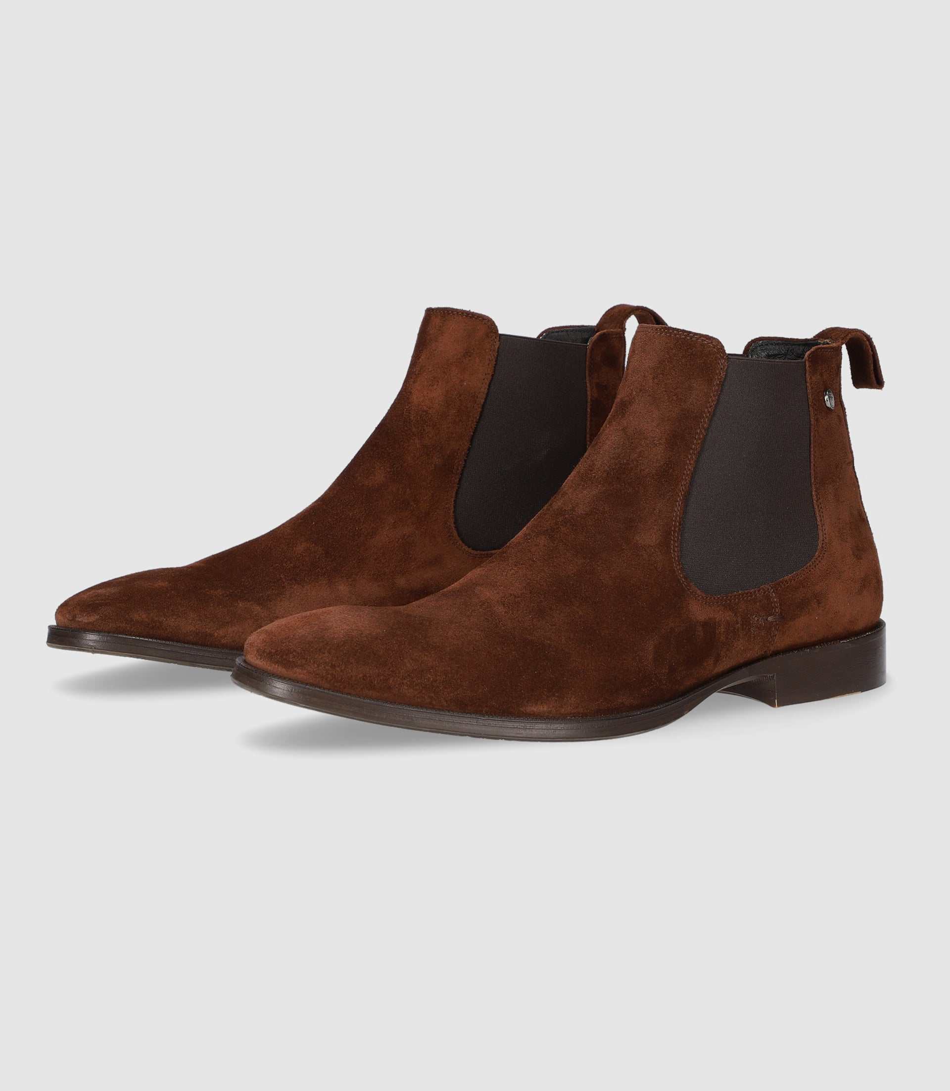 Brown suede ankle boots OPHELIEN