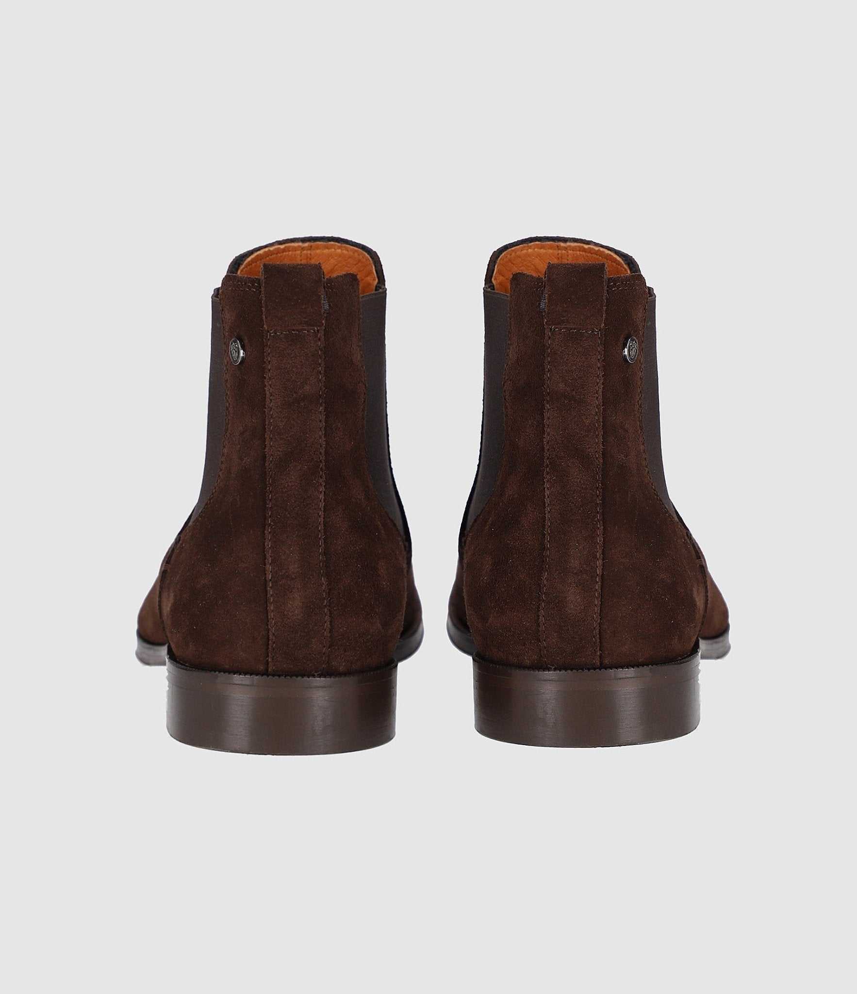 OPHELI brown suede elastic boots