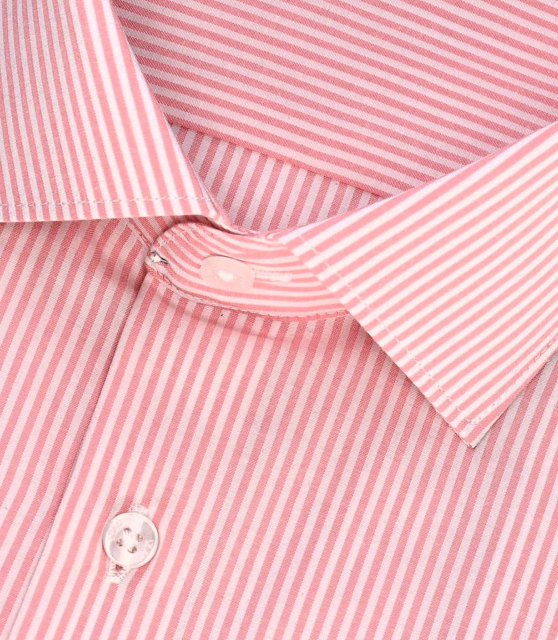 Pink striped slim fit shirt MADDOX