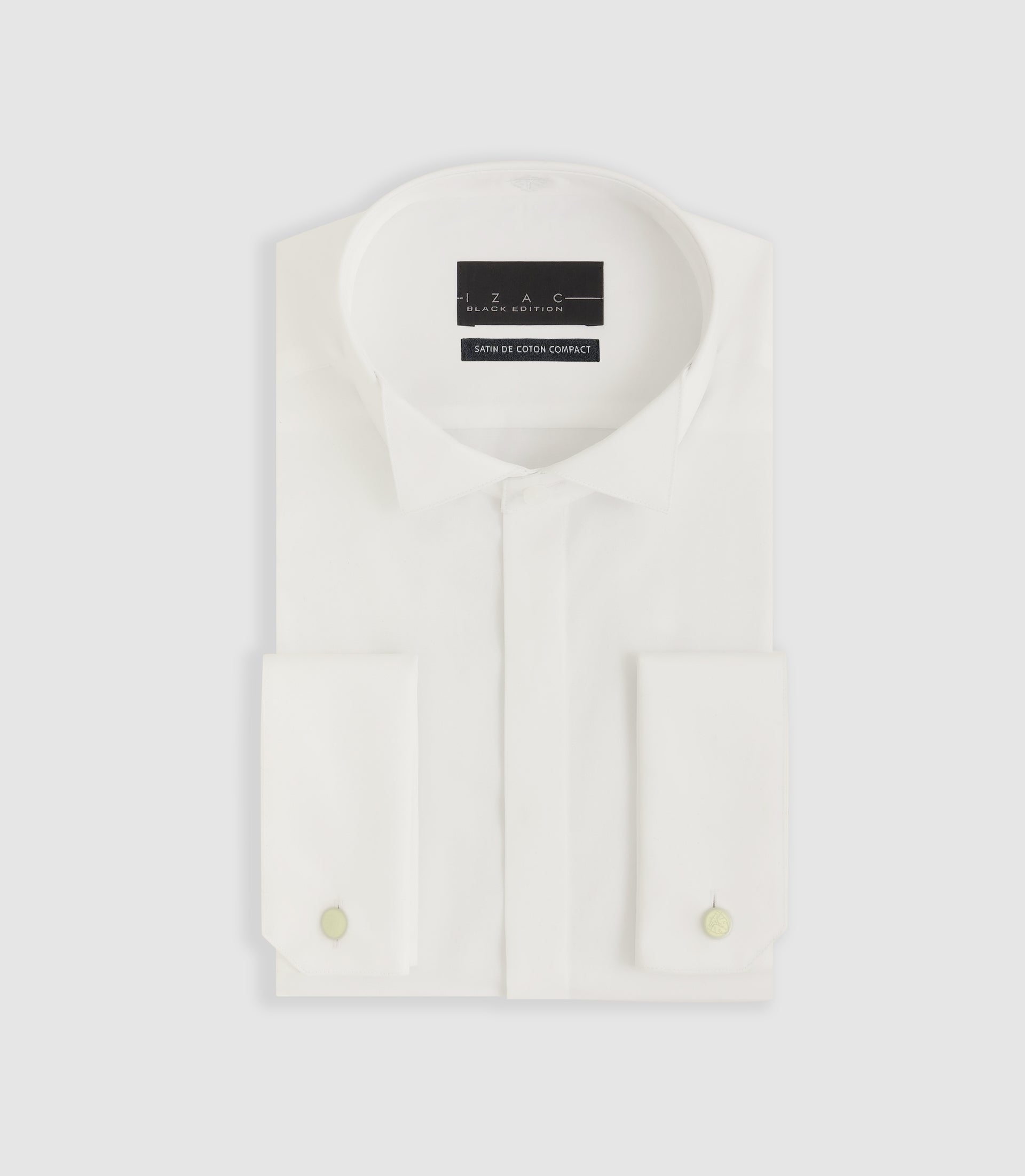 Off white satin formal shirt METAPHOR