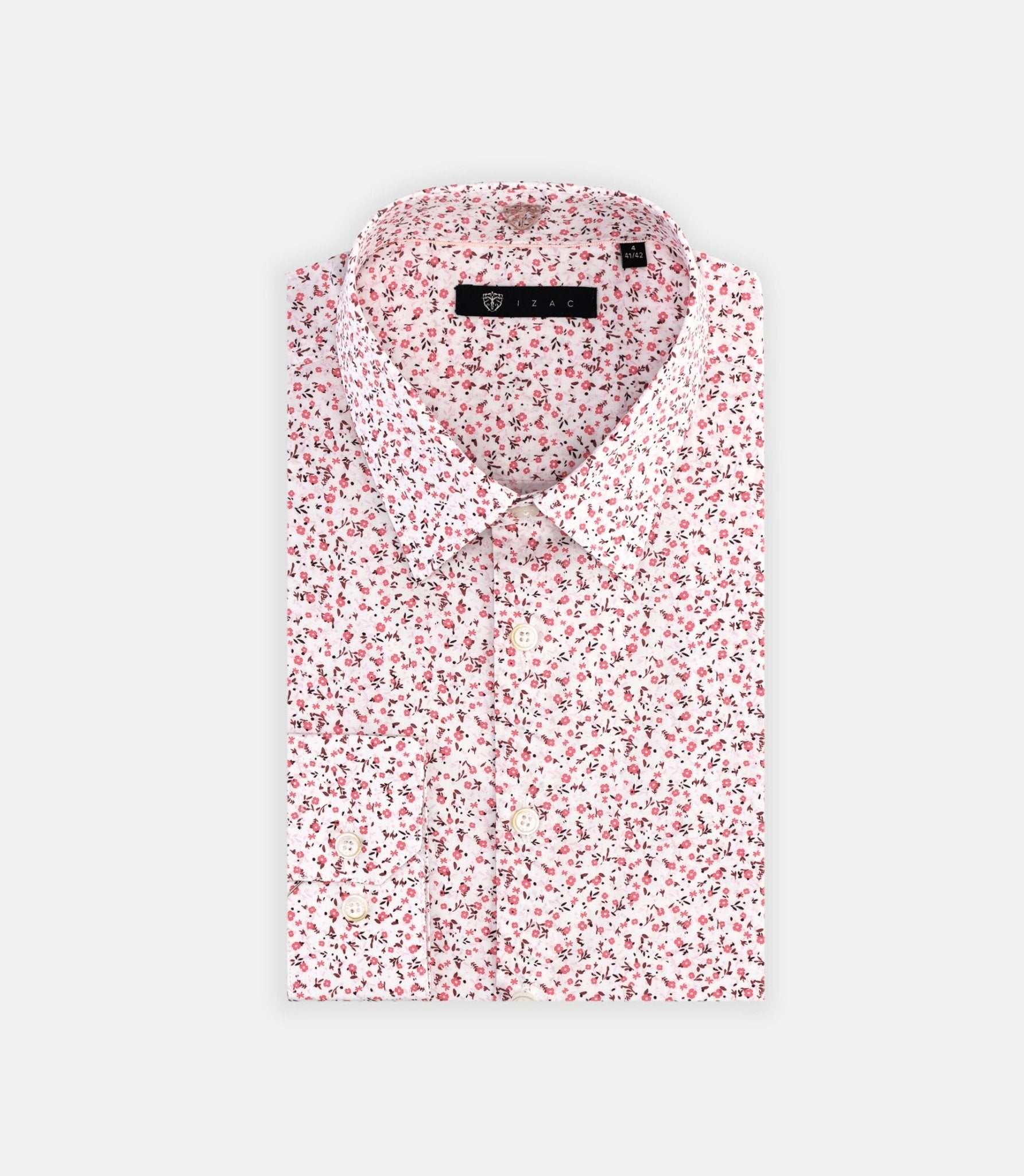 Pink floral print shirt MILO