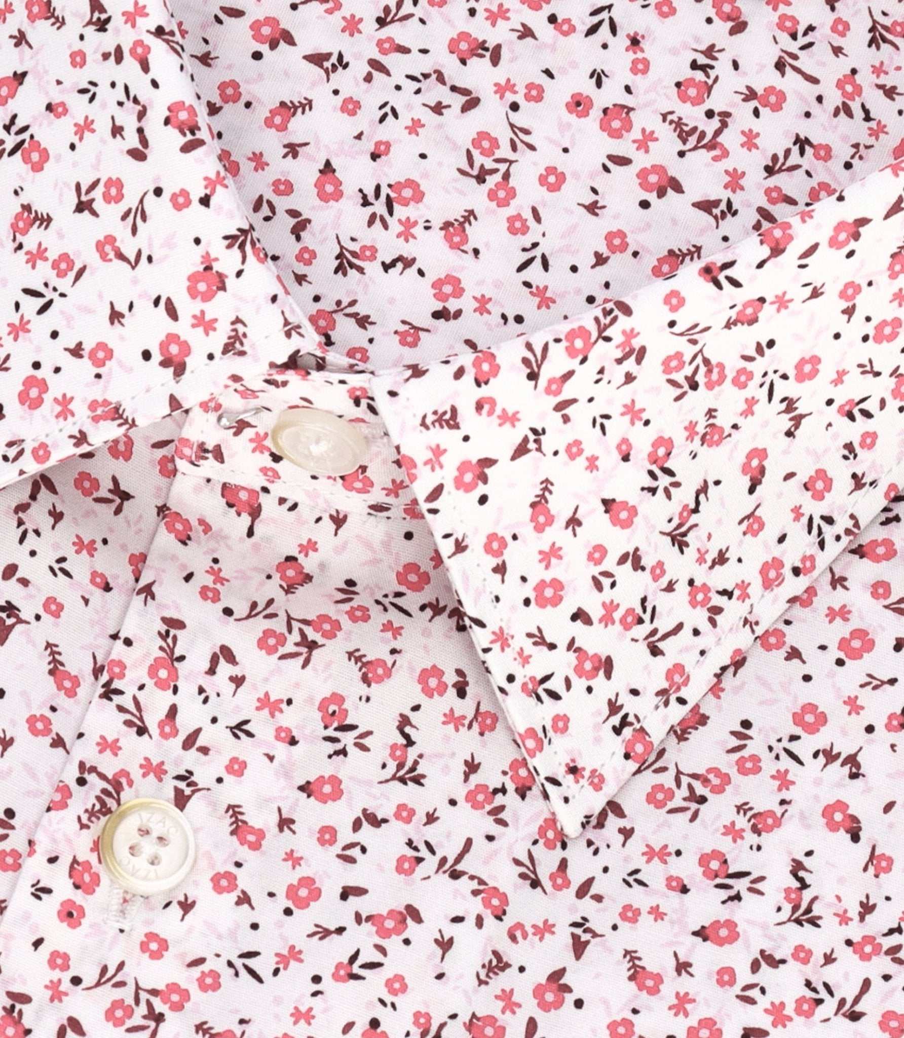 Pink floral print shirt MILO