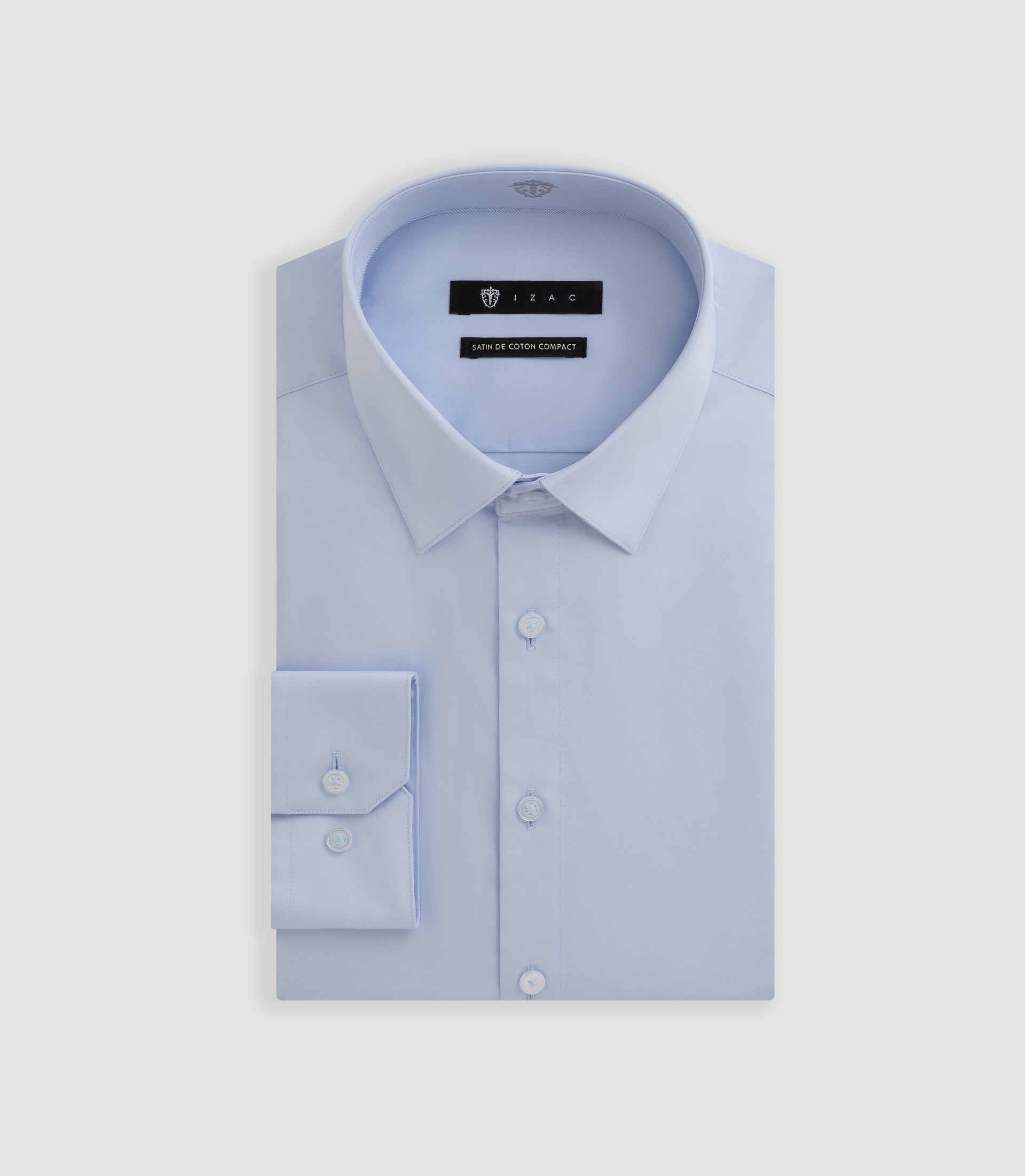 Slim-fit shirt in satin cotton SATINSLIM