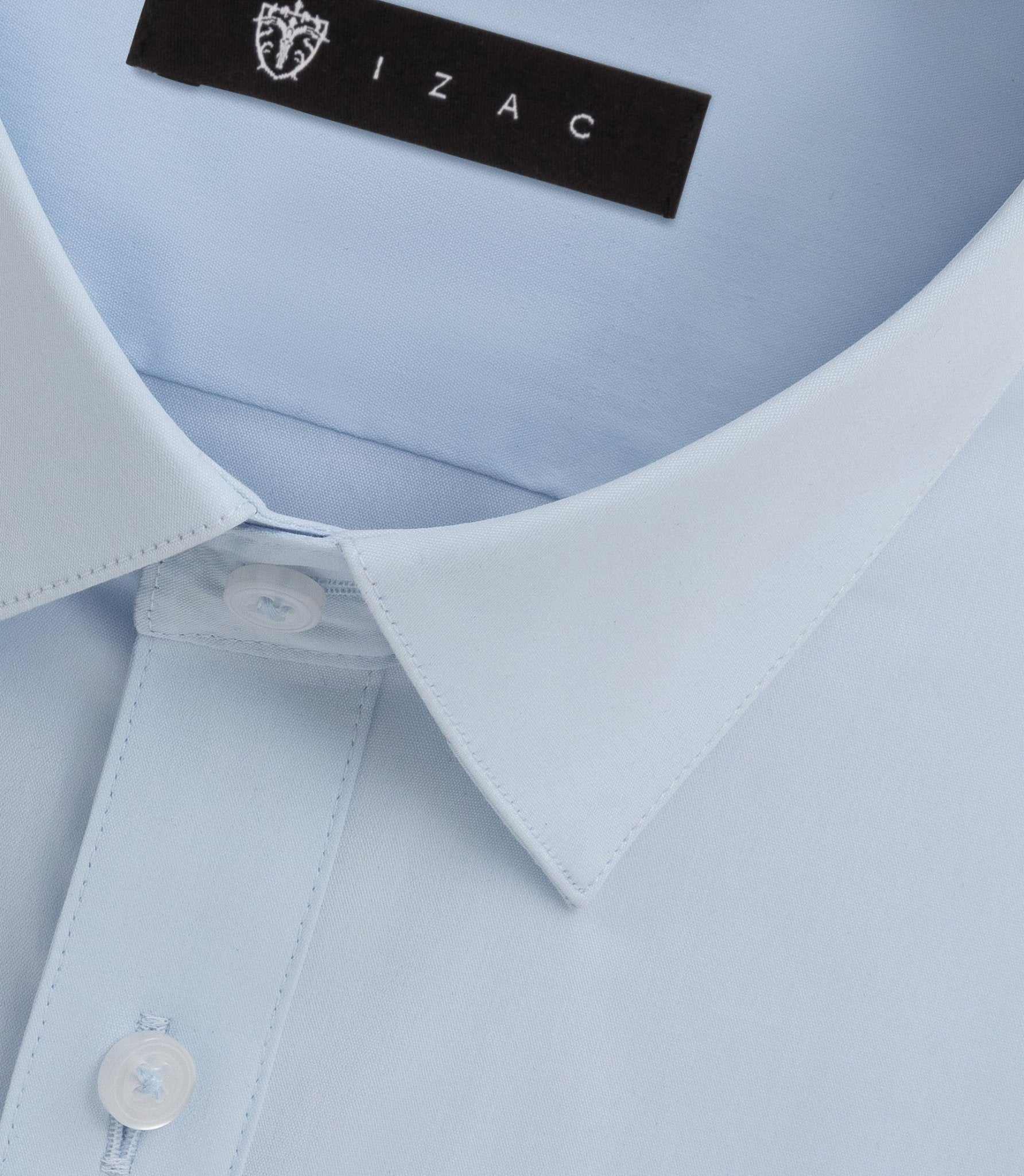 Stretch poplin shirt sky MALTA