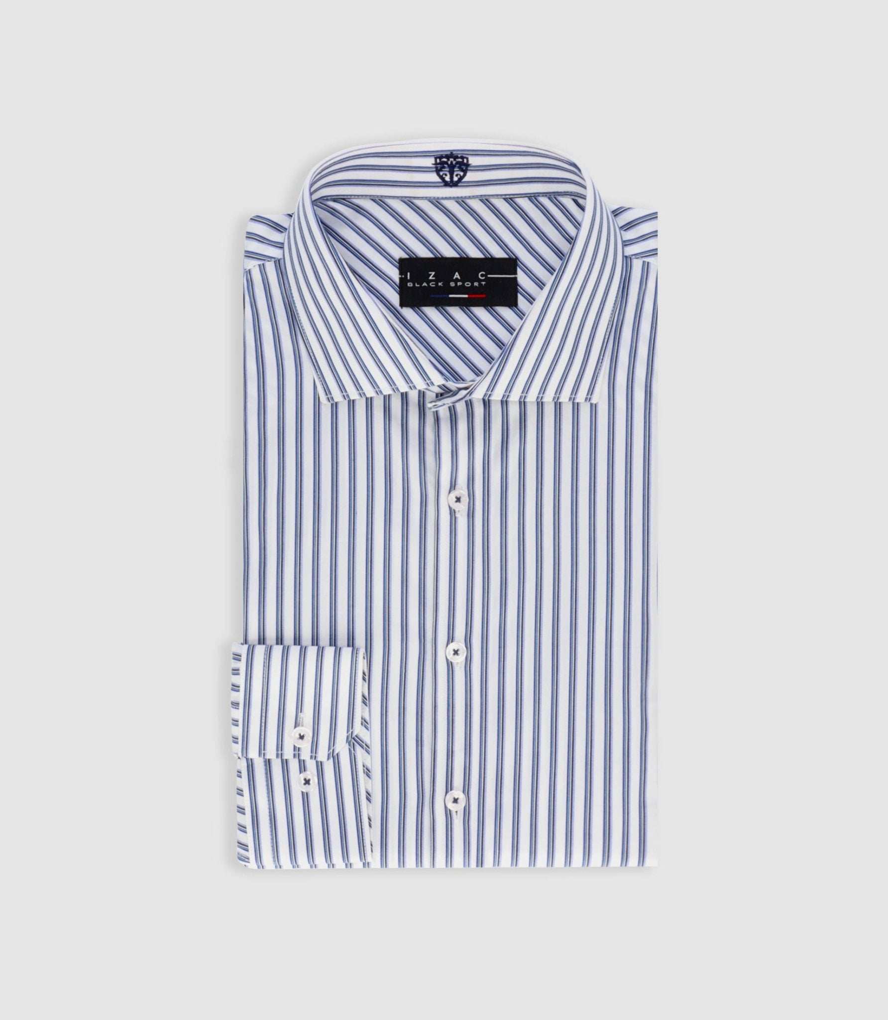 Blue striped woven shirt PELOUSE