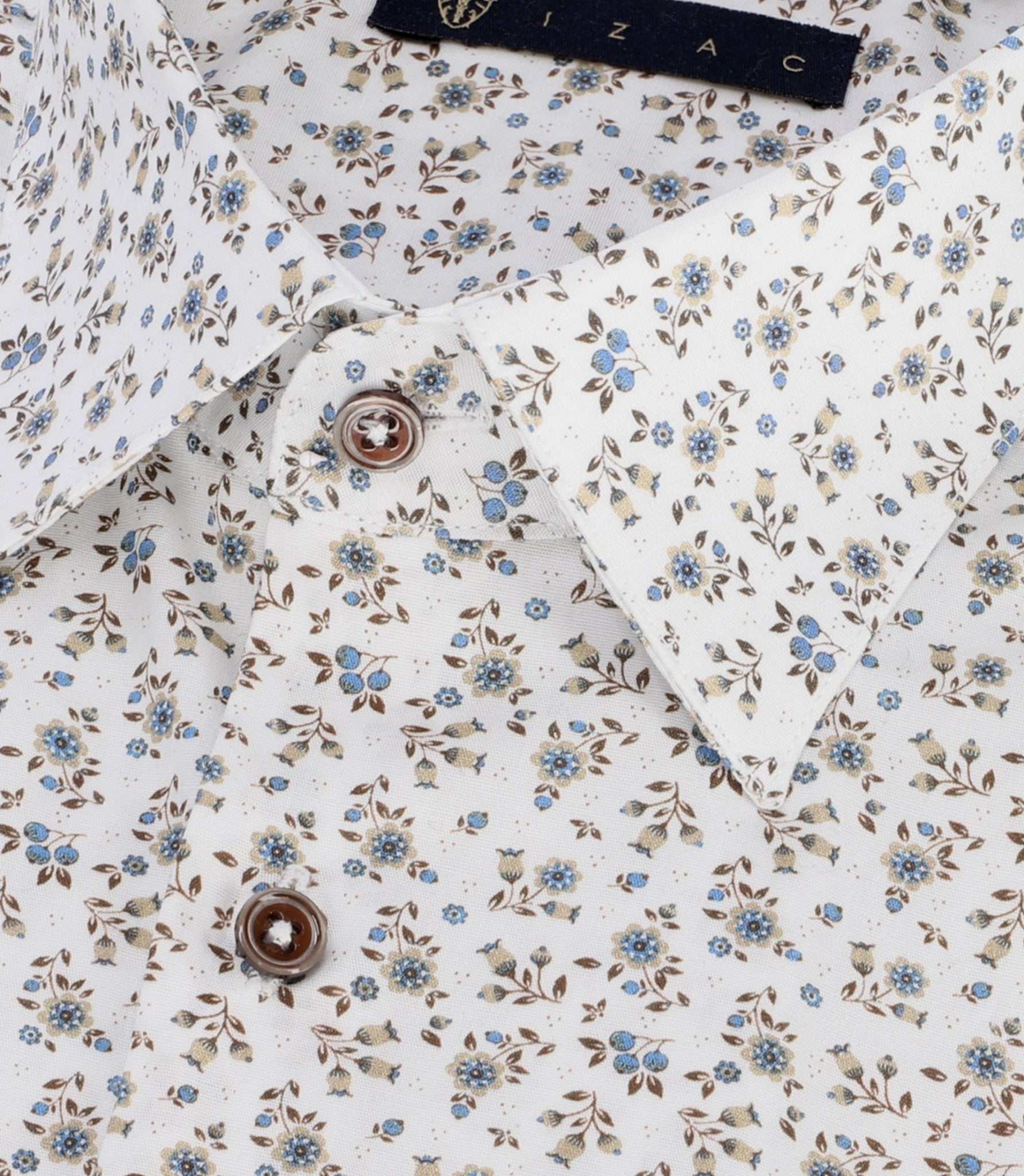 White floral print shirt PEPPINO