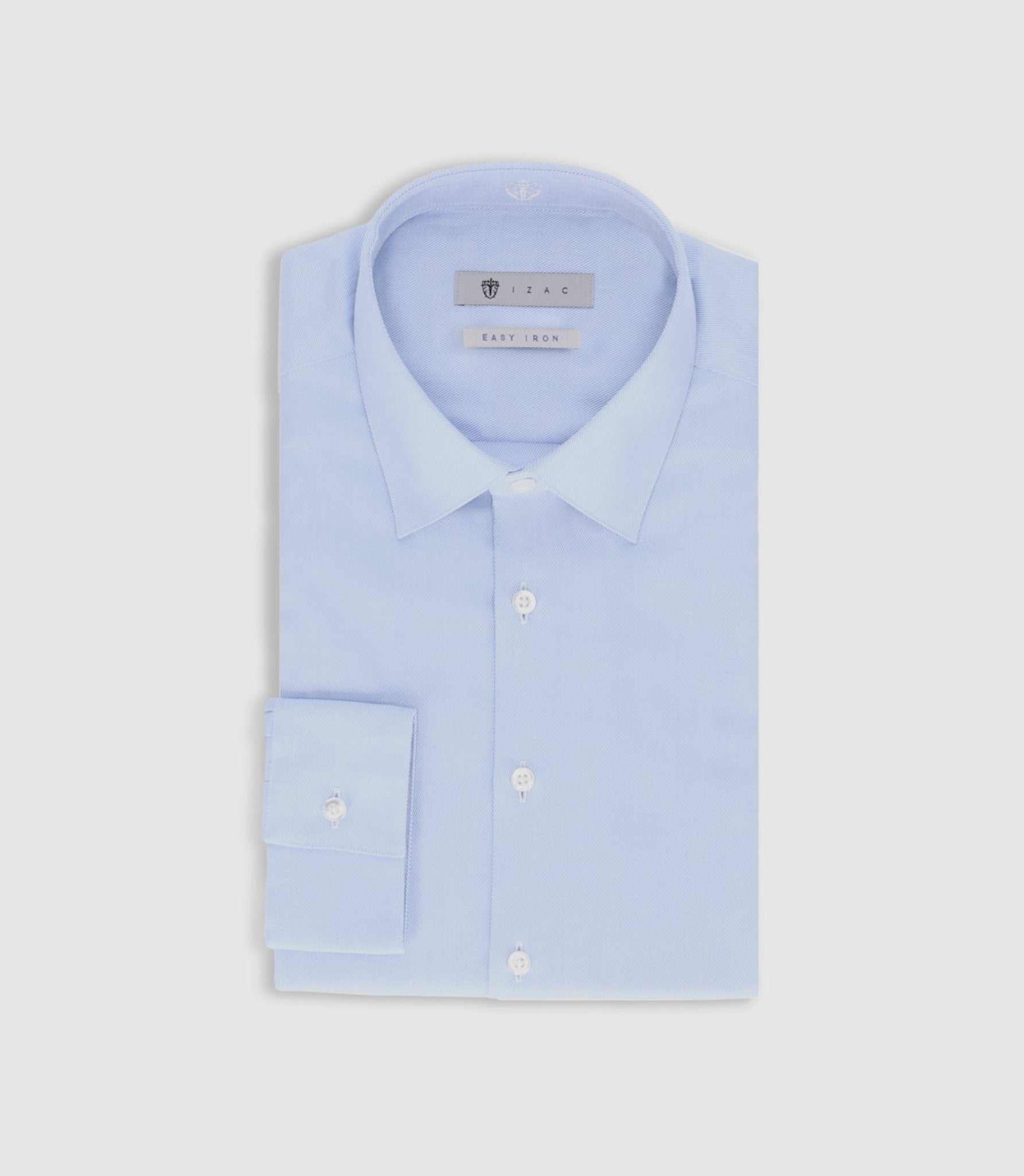 PRINCE easy iron light blue shirt