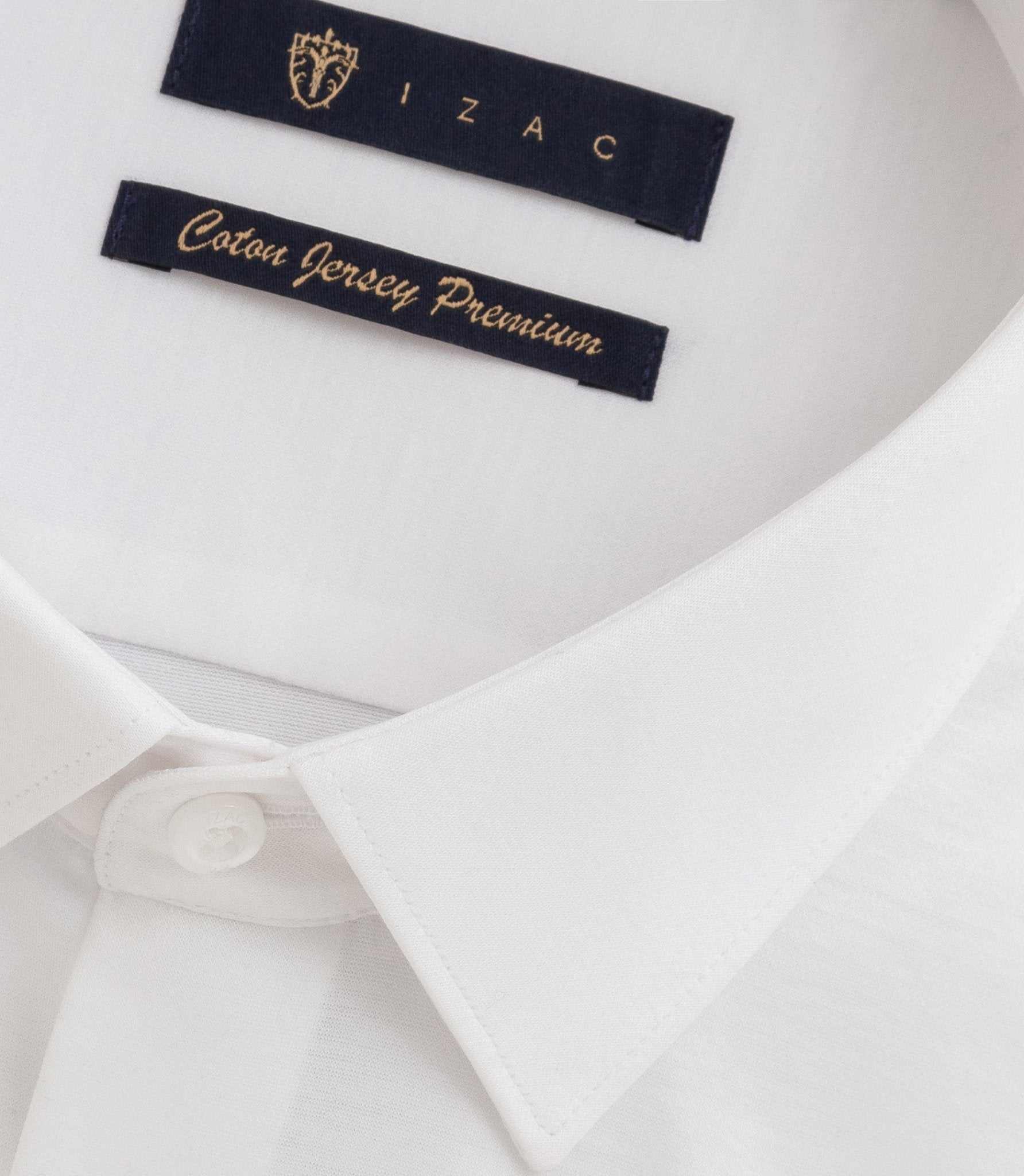 White cotton jersey shirt PYLAN