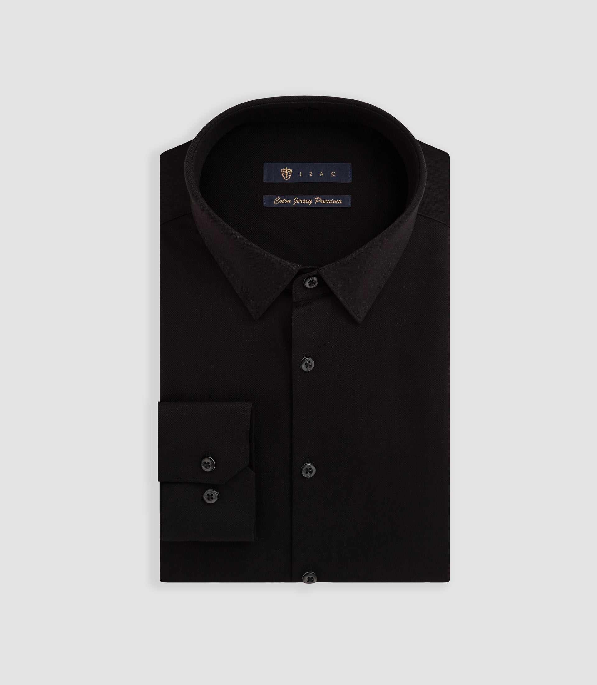 Black cotton jersey shirt PYLAN