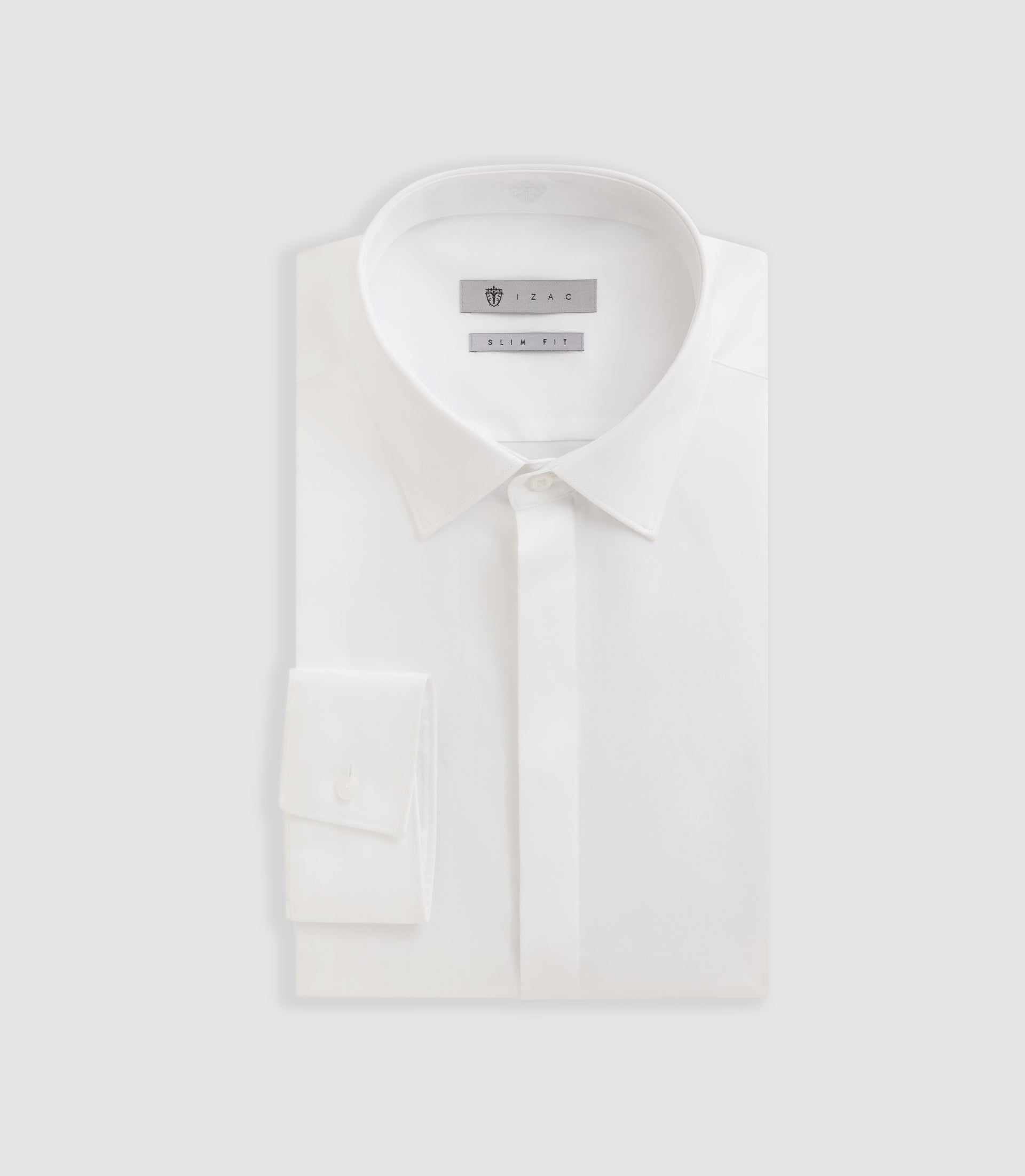 White cotton satin shirt SATINCACHE