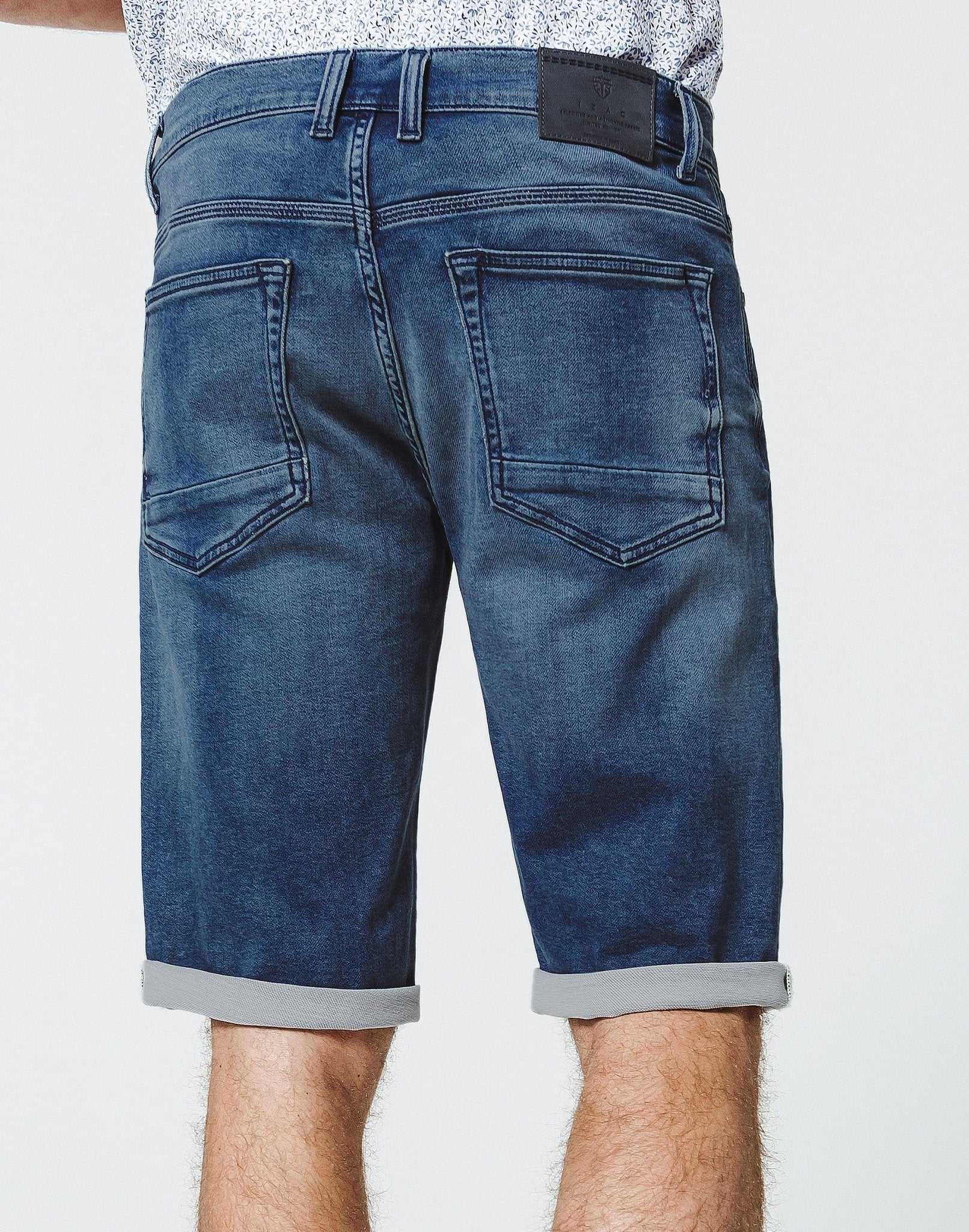 Blue denim Jog shorts