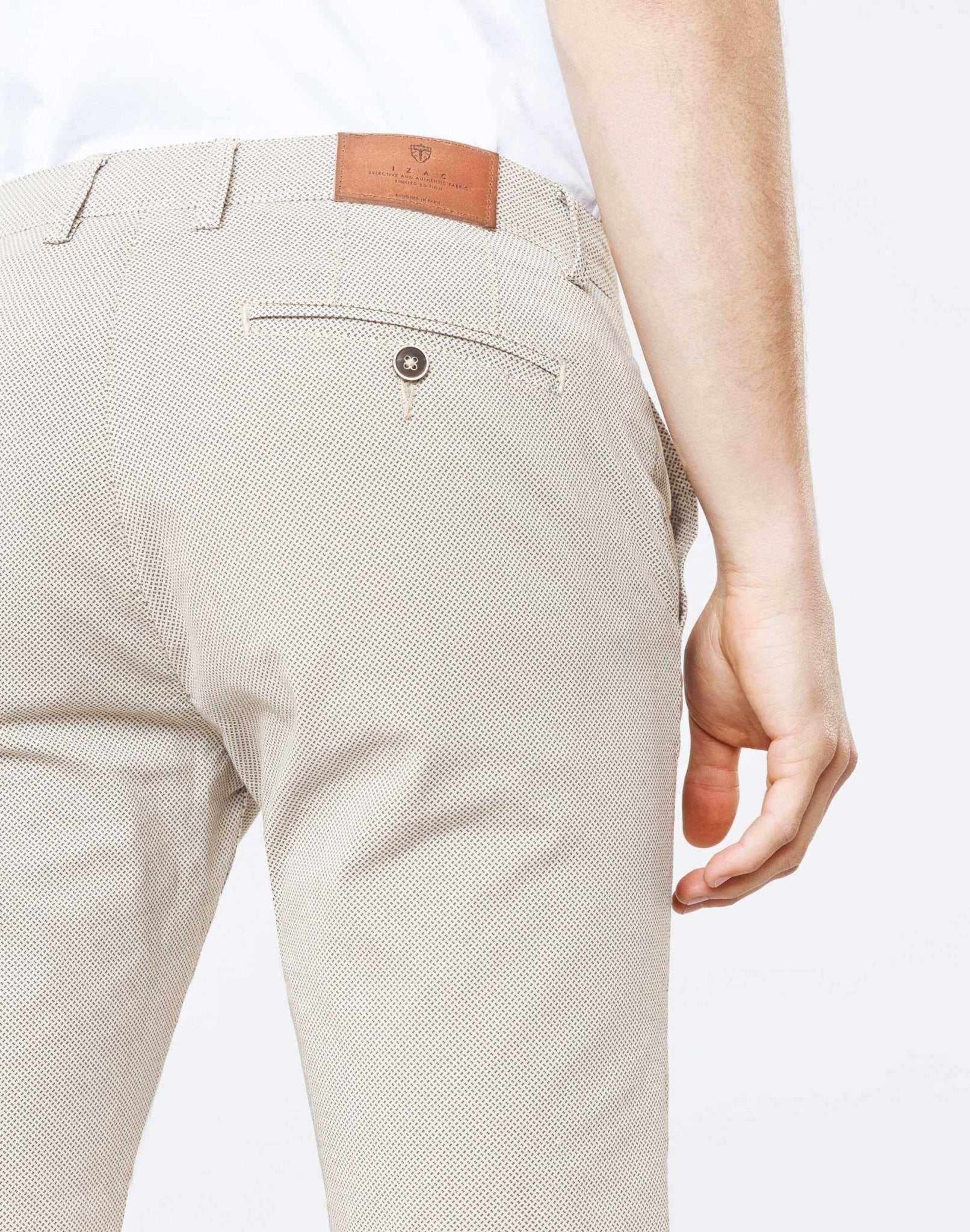 Beige urban Bermuda shorts