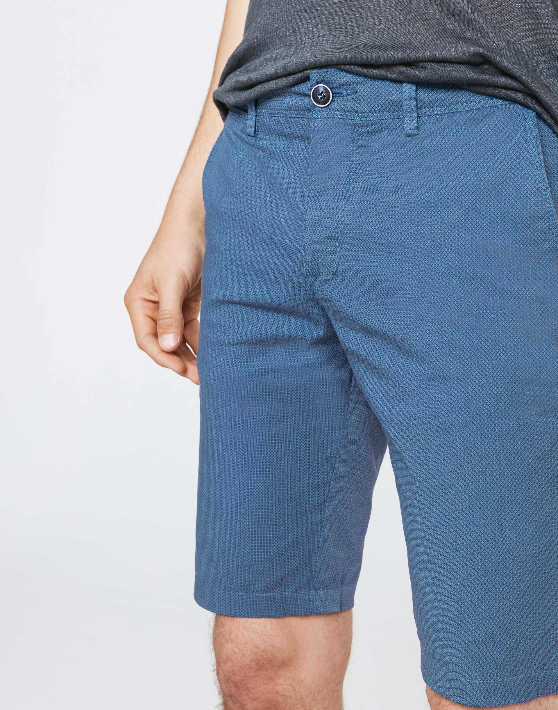 Blue urban Bermuda shorts