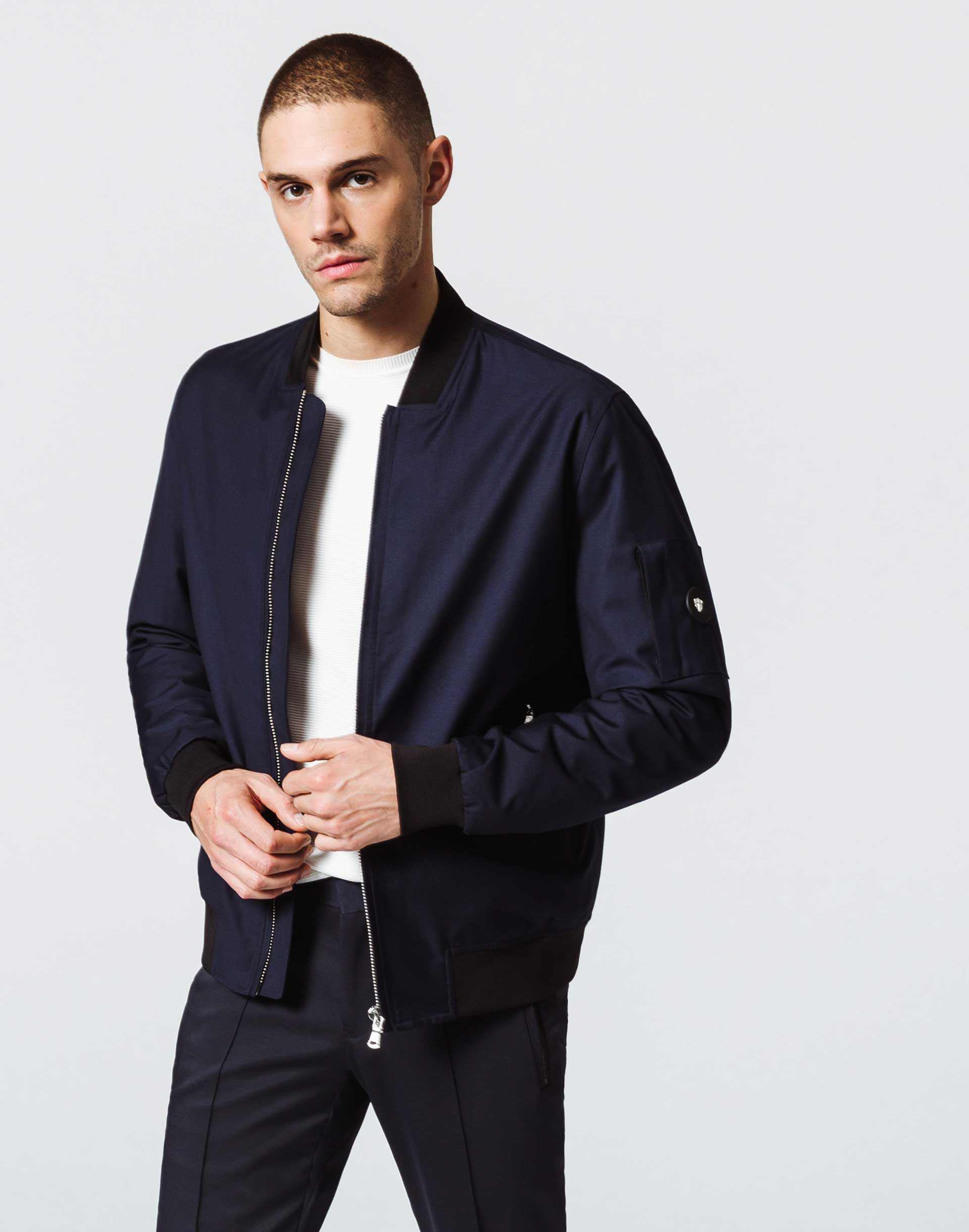 Blouson Teddy Marine