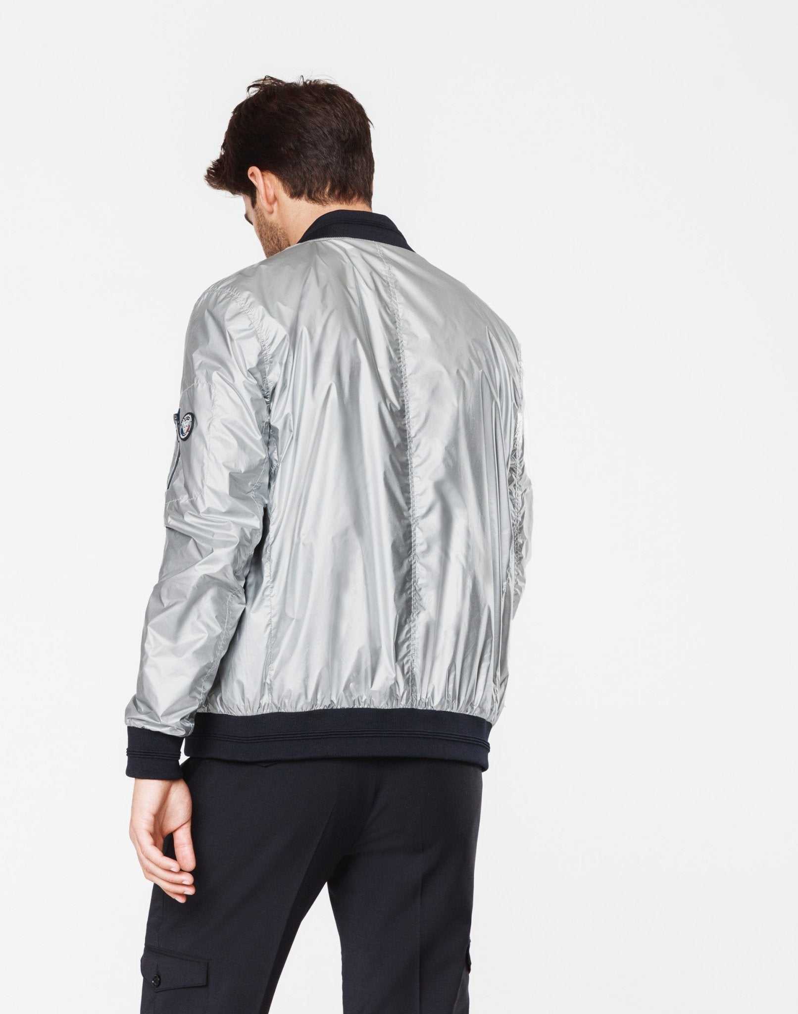 Lightweight silver jacket