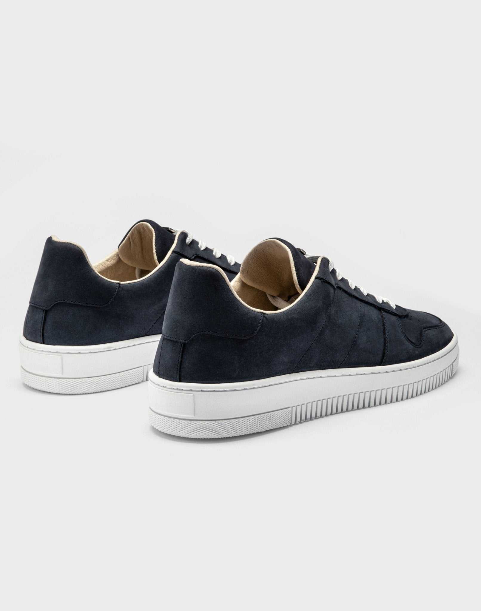 Navy nubuck sneakers