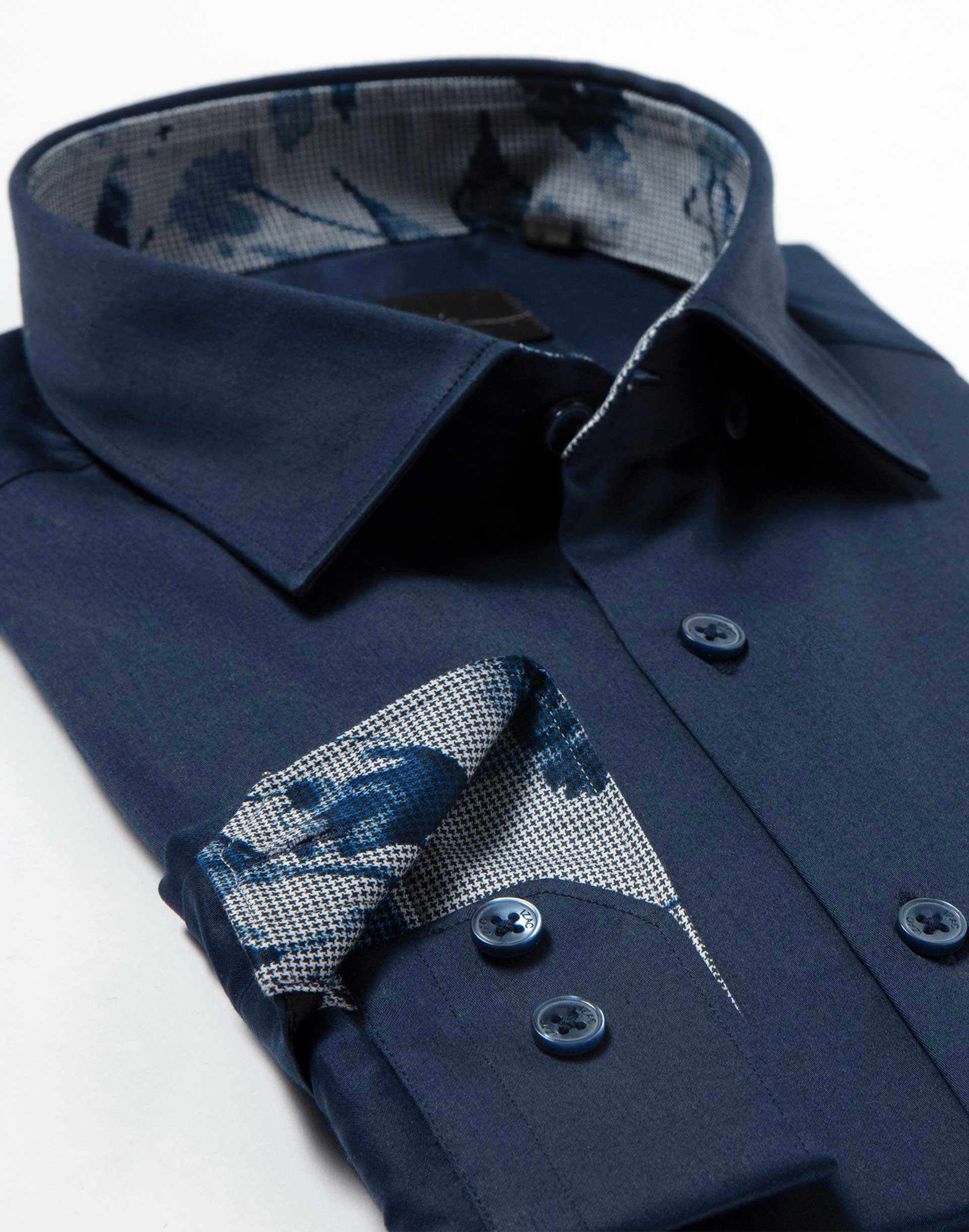 Navy Cotton Shirt