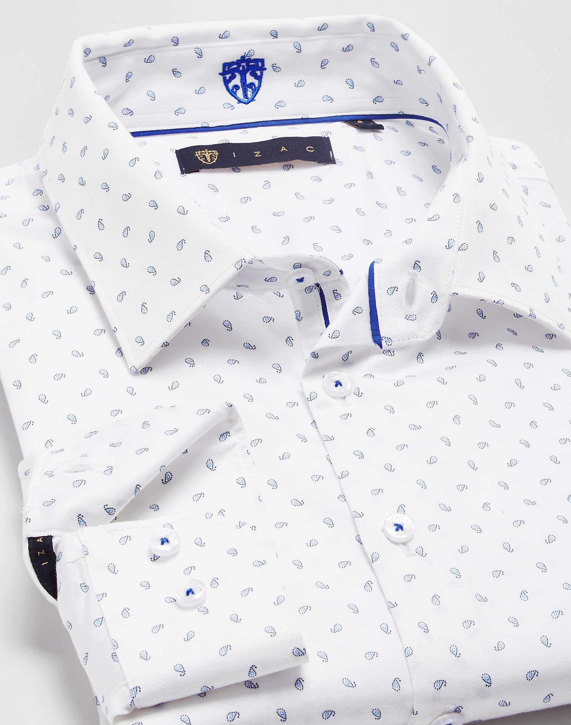 Micro-Motif Cashmere Shirt