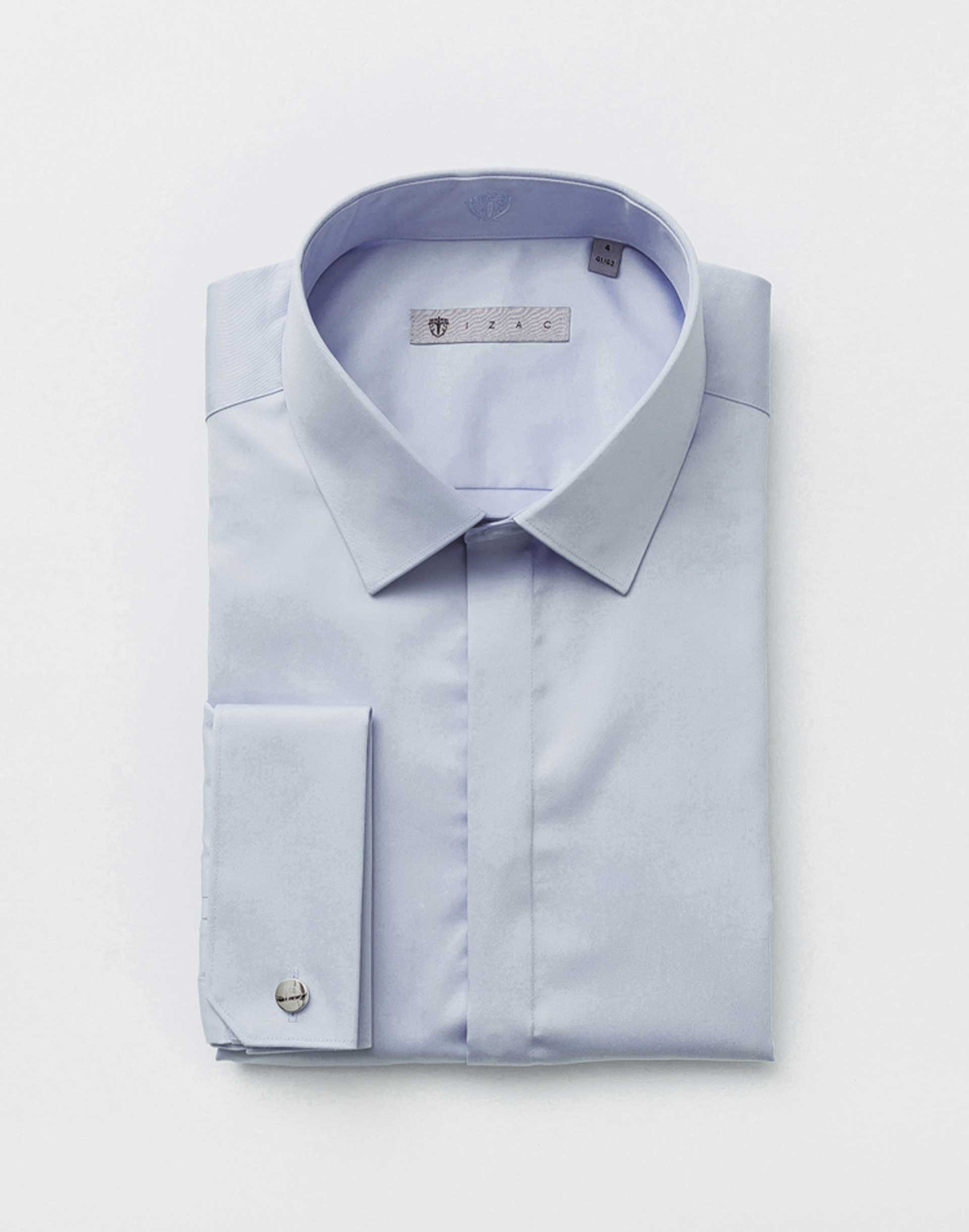 Slim Satin Sky Shirt