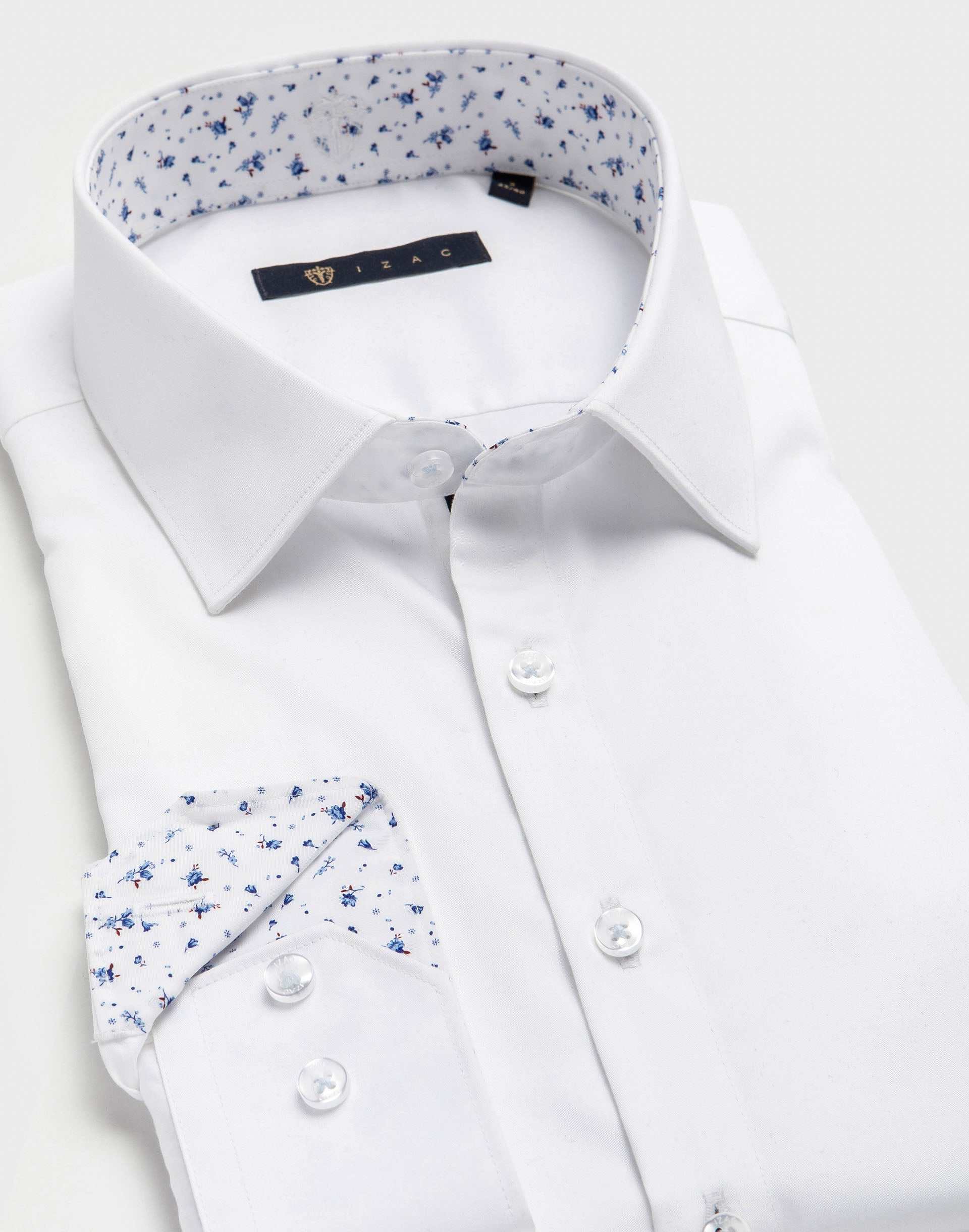 Fancy white cotton shirt