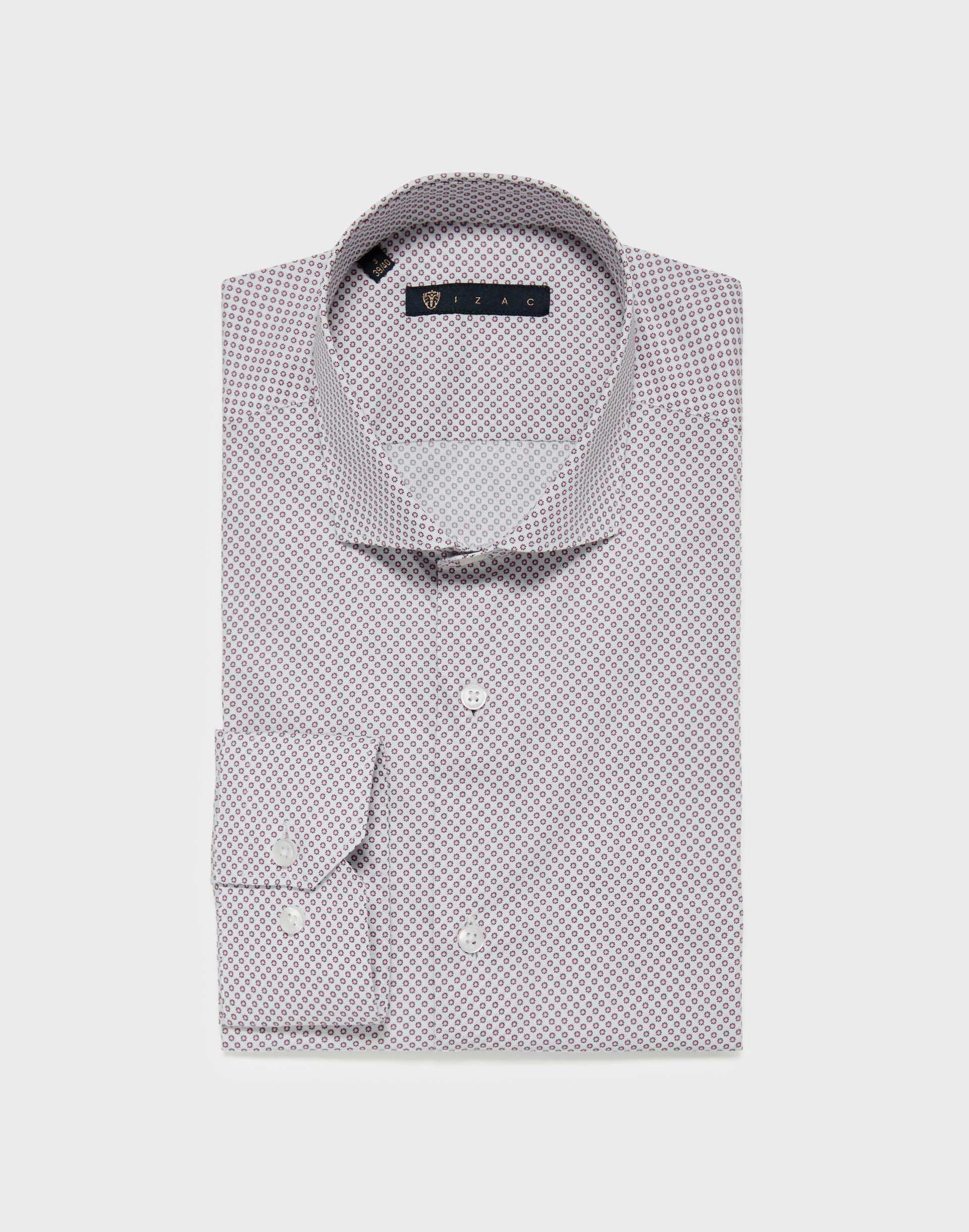 Pink printed cotton shirt