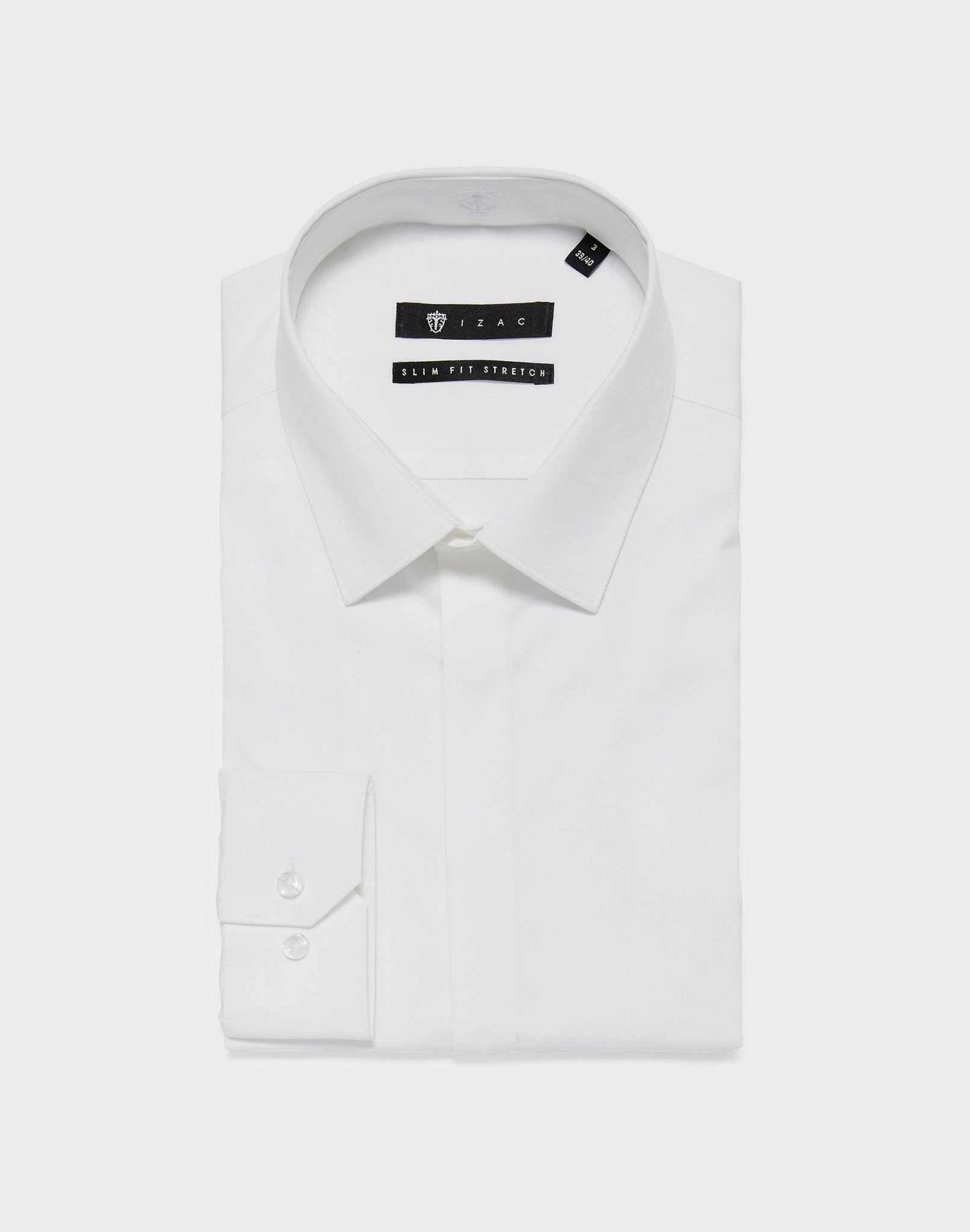 White cotton stretch shirt