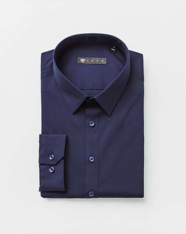 Dark navy stretch shirt