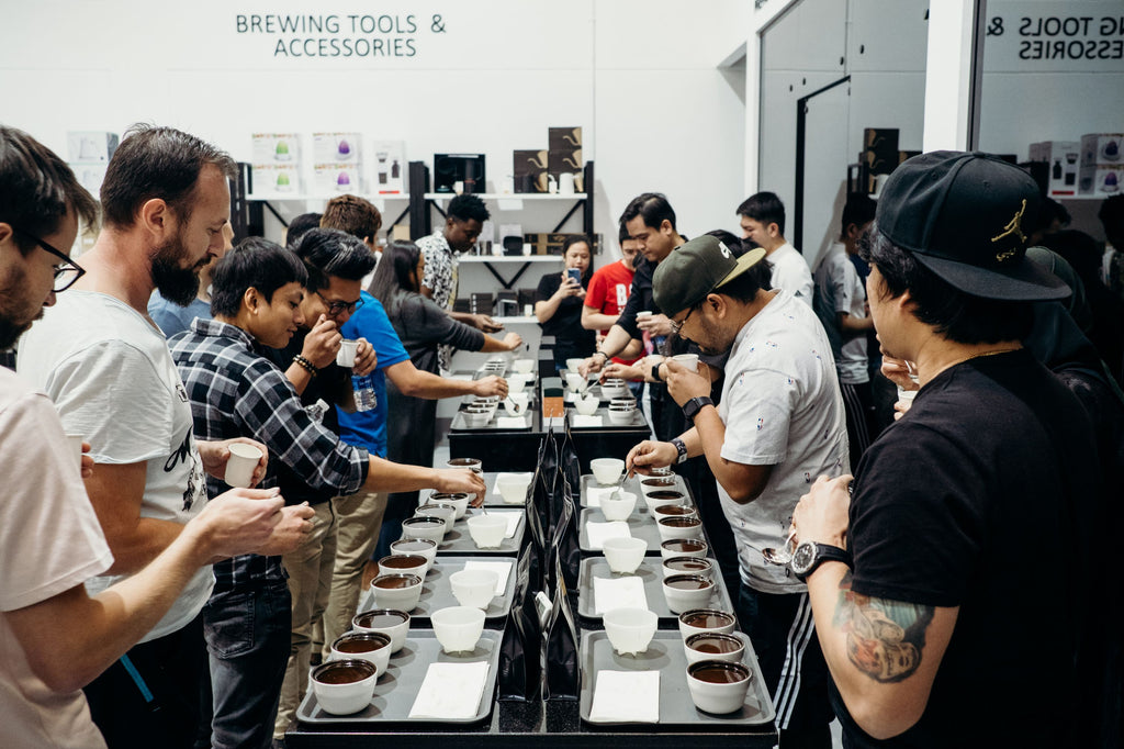 Public Cupping during Producers Talk at Archers Coffee